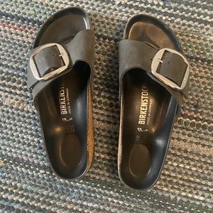 Birkenstock Madrid Big Buckle size 39 black
